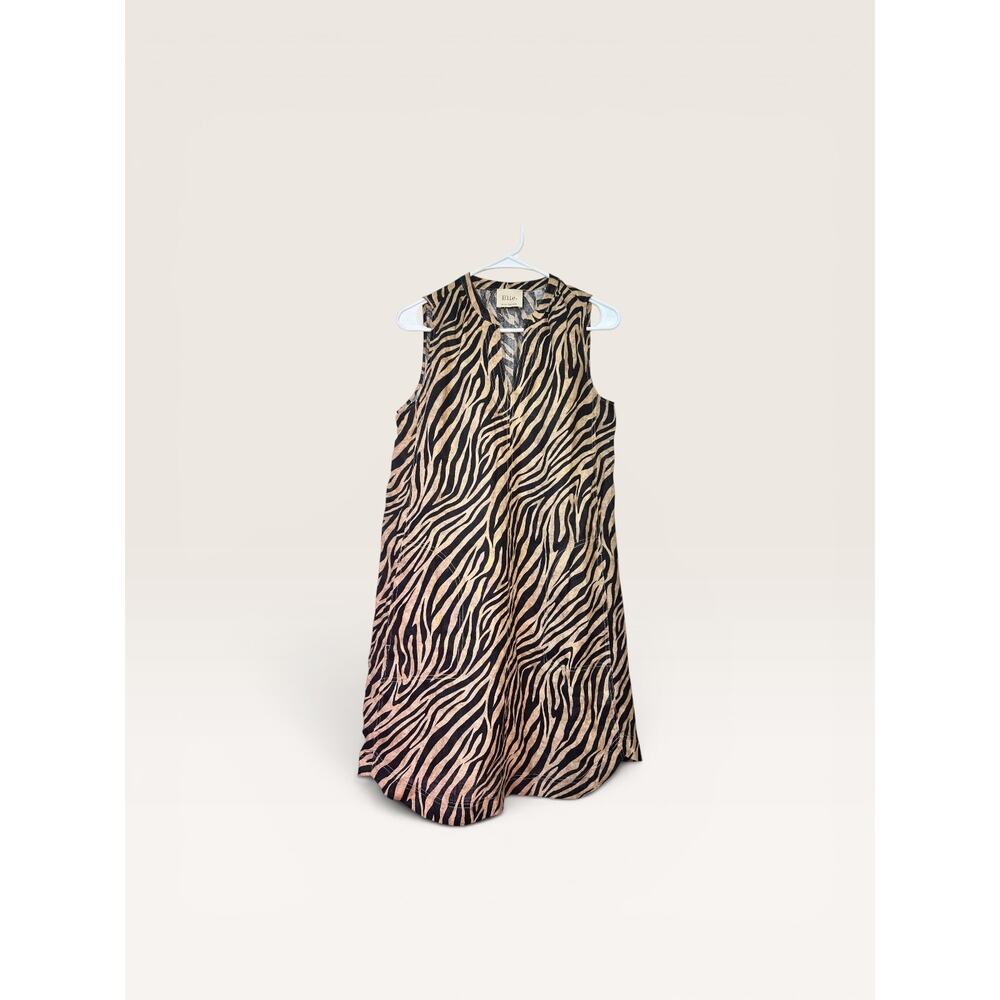 Elie Tahari Animal Print Sleeveless Shift Dress Size Small NWT